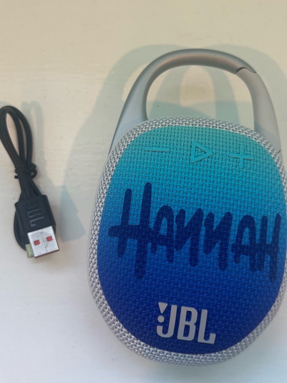 JBL Blue to Aqua Gradient Portable Bluetooth Speaker